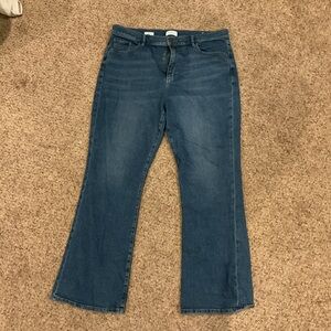LOFT Dark Blue Flare Jeans